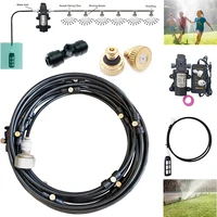 12v5a 60w micro diaphragm pump misting system fog machine water sprayer kit for outdoor patio garden cooling 20 40ft kit
