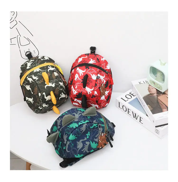 

3D Cotton Kids Kindergarten Student School Bags Children Backpack Cartoon Infant Book Bags Dinosaur Book Bags for Baby Girls Boy