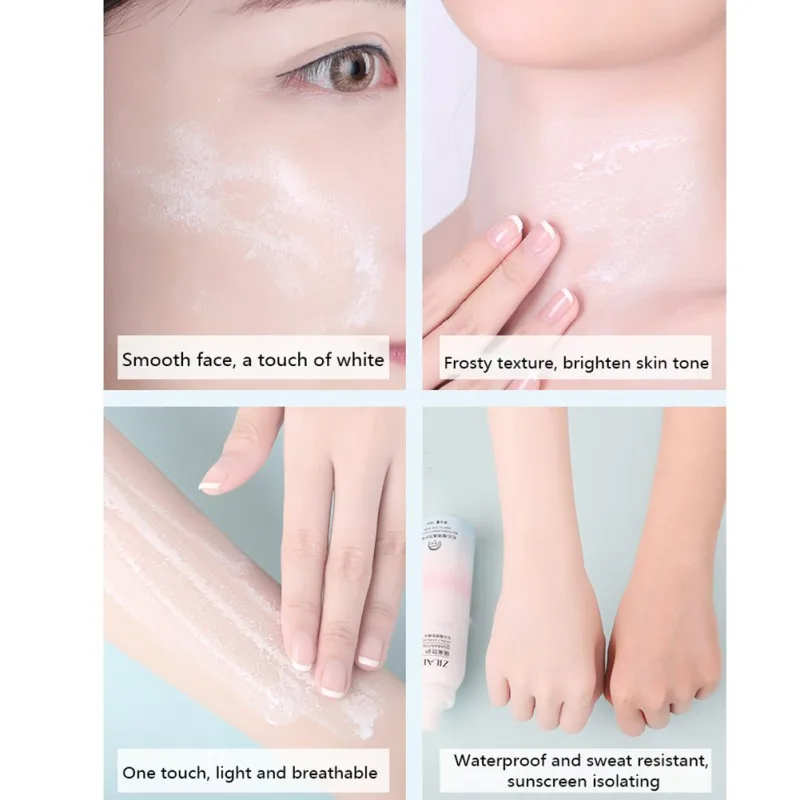 SPF75 + отбеливающий солнцезащитный крем для ухода за кожей лица Водонепроницаемый