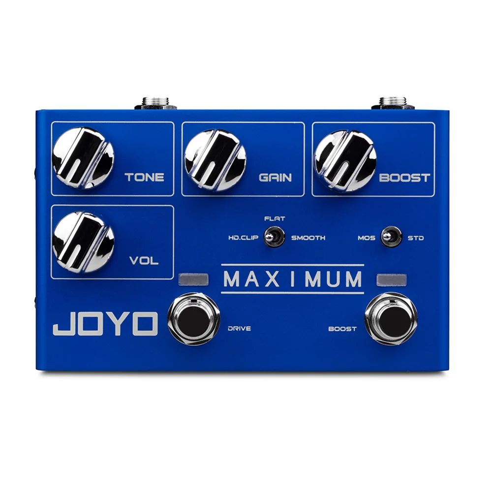 JOYO R-05 MAXIMUM Overdrive Pedal Guitar Effect Pedal Wild Long Sustain Distortion Effect Mini Pedal Guitar Bass Parts
