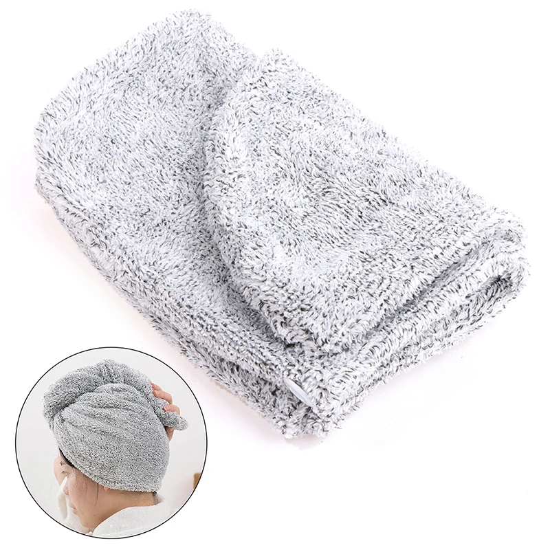 

1pc Bath Accessories Hair Dry Hat Hair Drying Towel Dry Hair Turban Shower Cap