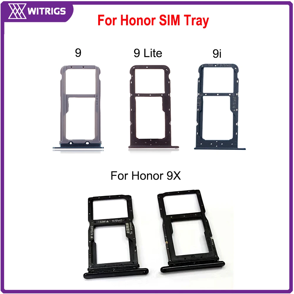 Witrigs держатель лотка для sim карты слот Honor 9 Lite 9i 9X 9lite|Лотки SIM- и карт памяти| |