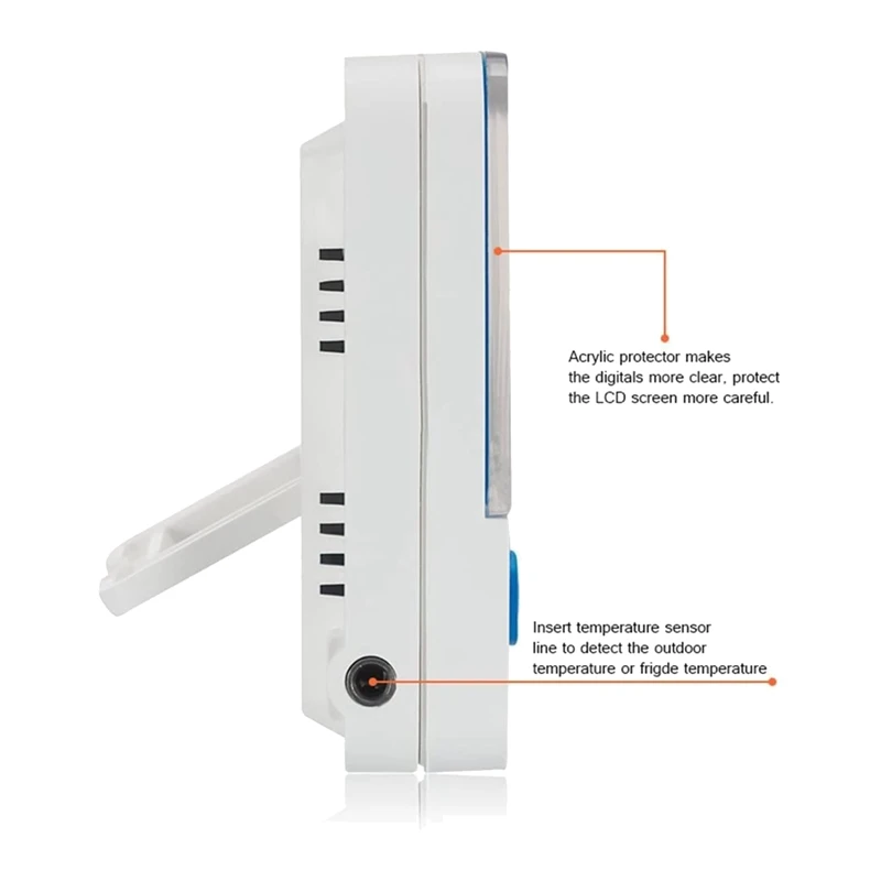 Холодильник Морозильник Термометр с Светодиодный индикатор цифровой термометр