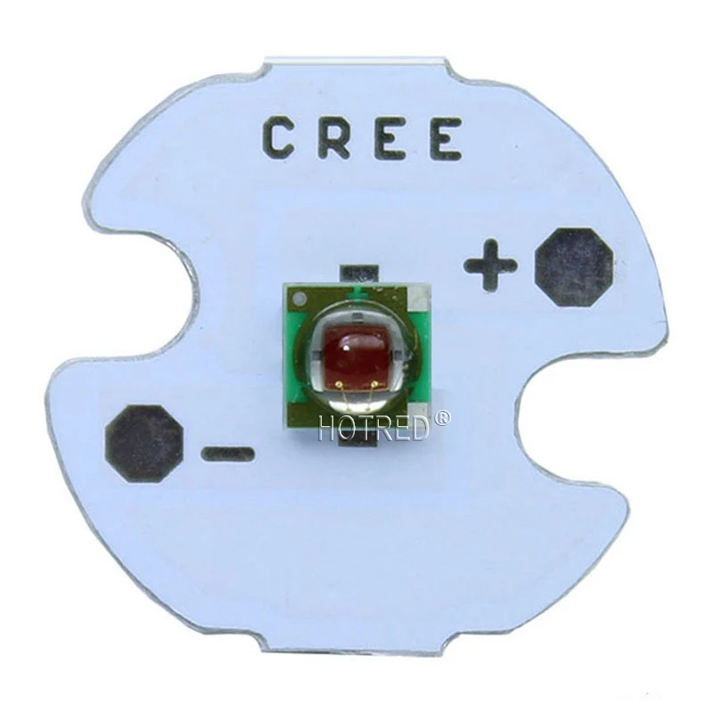10 шт. Cree XPE XP-E R3 1-3 Вт 3535 красный светодиодный эмиттер красный 620-625nm светодиодный растения растут излучатель с 20/16/14/8 мм печатной платы