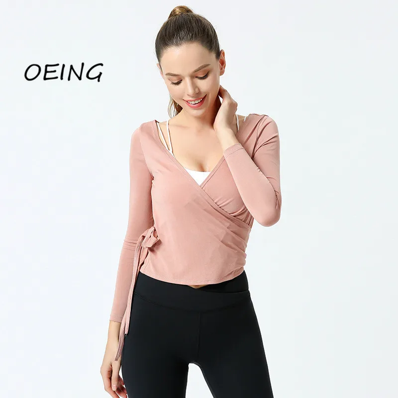 

Crop Tops Long Sleeve Yoga Tops Women Workout Tops for Women Running Gym Woman Sport Shirt Yoga Top