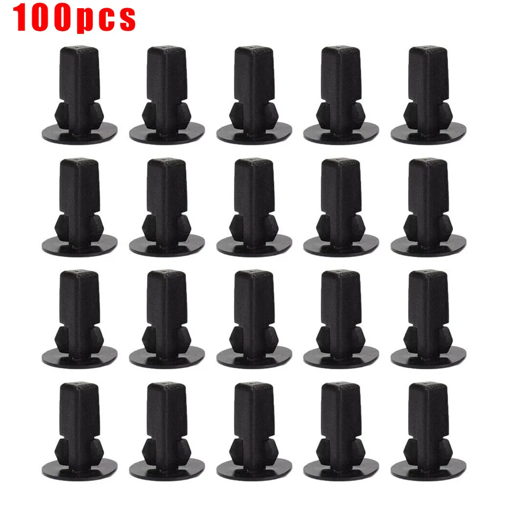 

100 Pcs Car Fastener Clips Bumper Inner Fender Rivets Push 8x8.2mm For Toyota Accessories High-quality Clip Fasteners