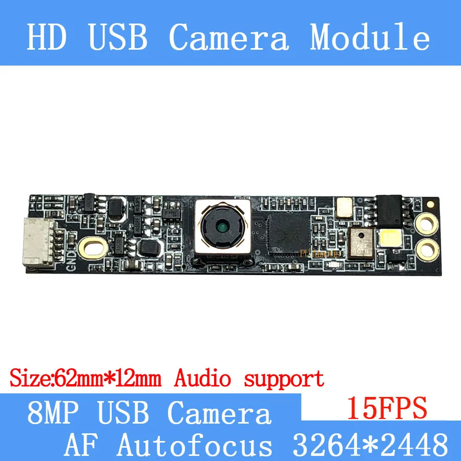 15FPS UVC USB модуль камеры 800 Вт SONY IMX179 AF Автофокус HD камера с распознаванием лица