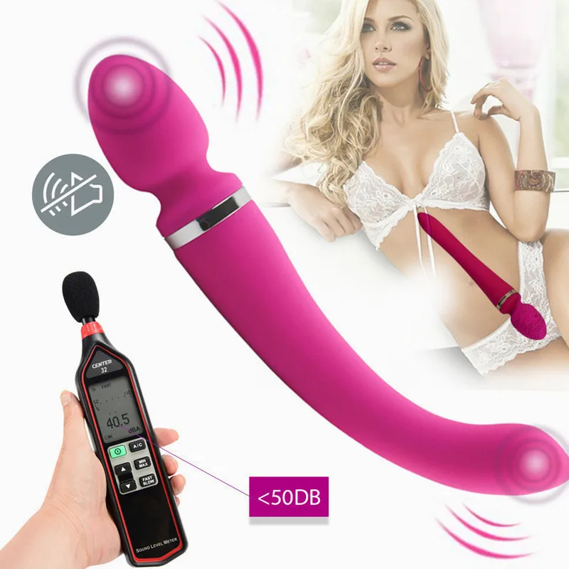 Перезаряжаемые G-spot вибрации интимные игрушки AV Волшебная палочка массажер