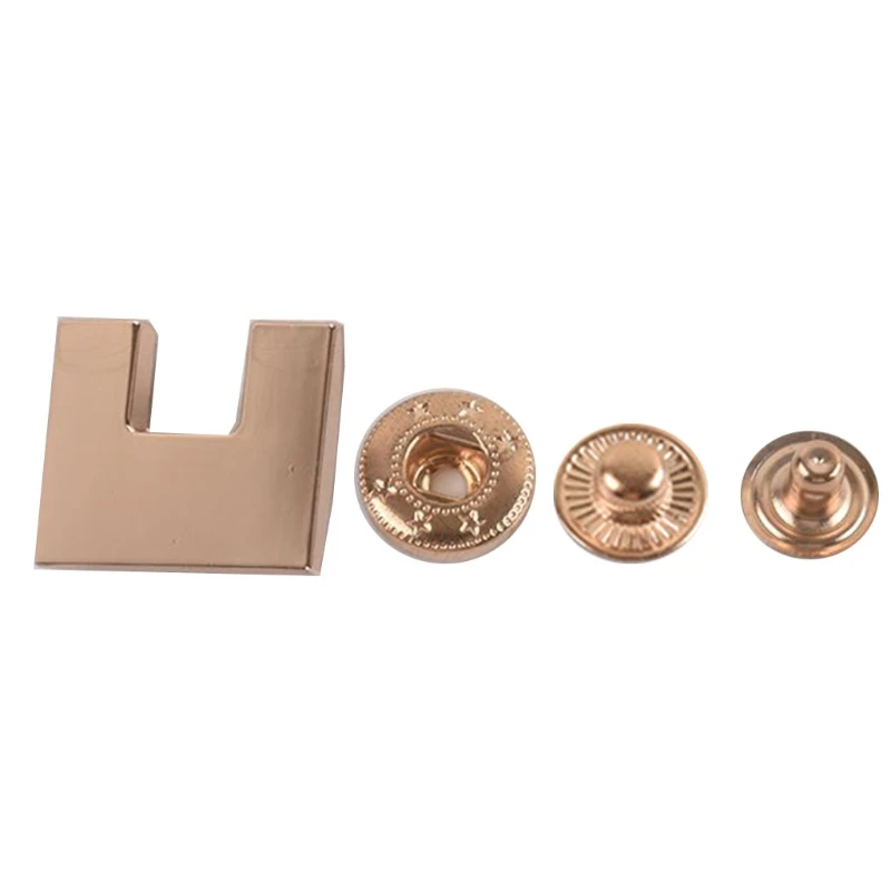 

Metal Press Studs Set No Sewing Snap Button Concave Snap Fasteners Repair Parts DIY Handmade Leather Bags Crafts