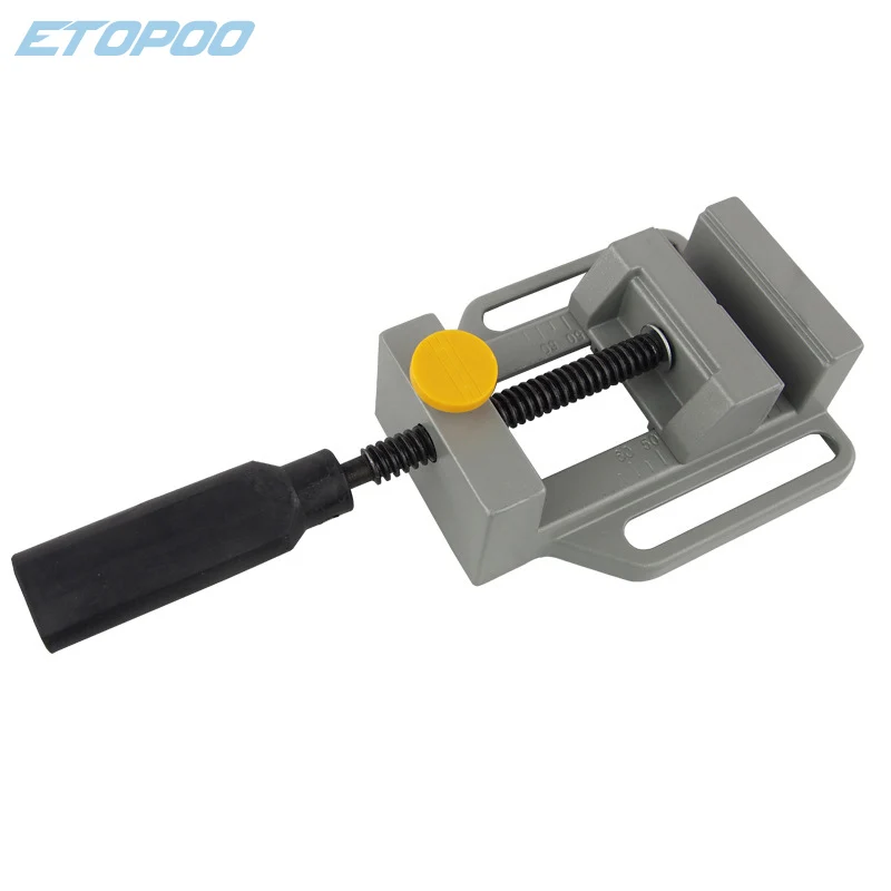 68MM woodworking Desktop clip fast fixed clamp Aluminum Flat Tongs Bench Vis equipped drill electric Woodworking tool - купить по