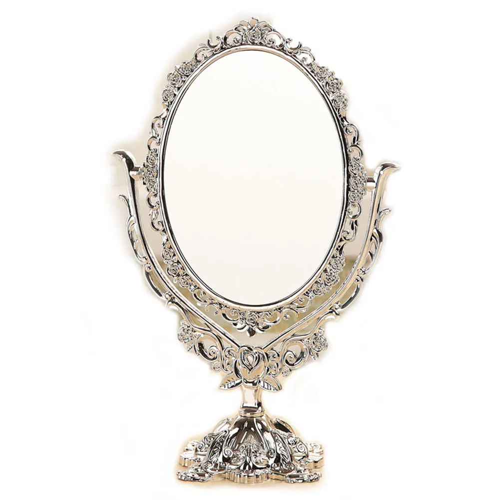 Нордическое пластиковое винтажное декоративное зеркало маленькое круглое для