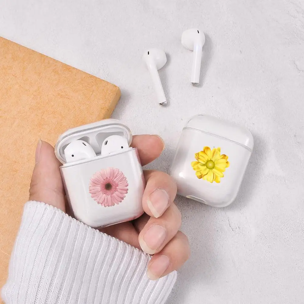Чехол для наушников Apple Airpods 2 1 Air Pods милый винтажный цветочный чехол AirPod защитный