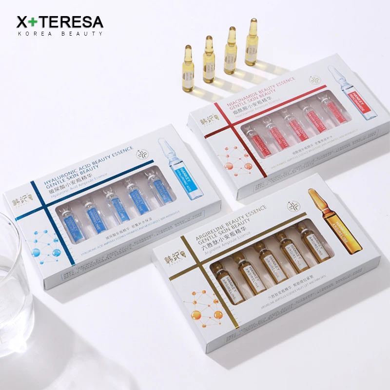 7 шт Чистая Гиалуроновая кислота уход за кожей лица Сыворотки Moisturzing Hyadrating лицом