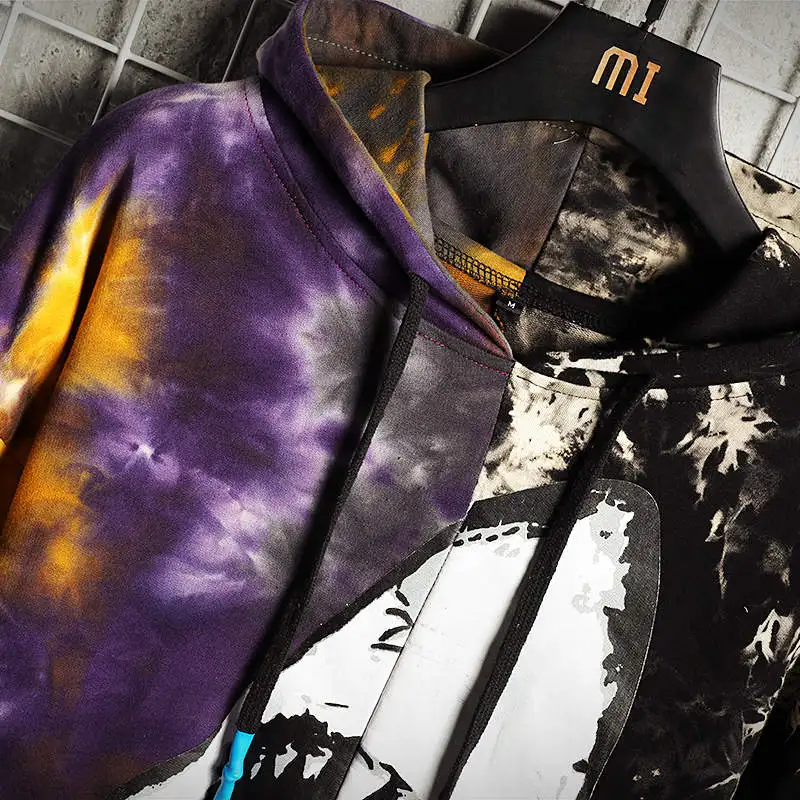 Мужские толстовки с капюшоном и принтом мужские в стиле хип-хоп мужская