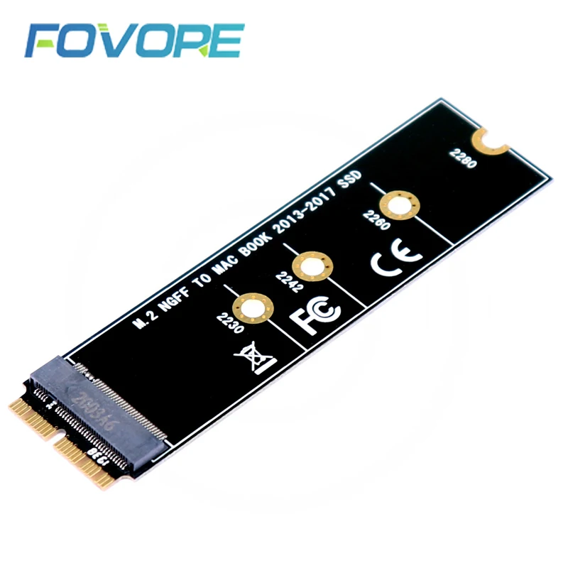 M ключ M.2 PCIe AHCI SSD адаптер карты для MACBOOK Air 2013 2014 2015 2017 A1465 A1466 Pro A1398 A1502 A1419 2230-2280 |