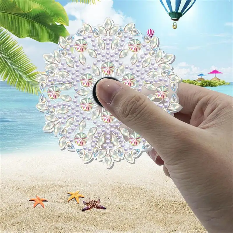 DIY Special Shaped Diamond Painting Spinning Top Fingertip Spinner Embroidery Mosaic Crafts Gifts For Children Kids Toy |
