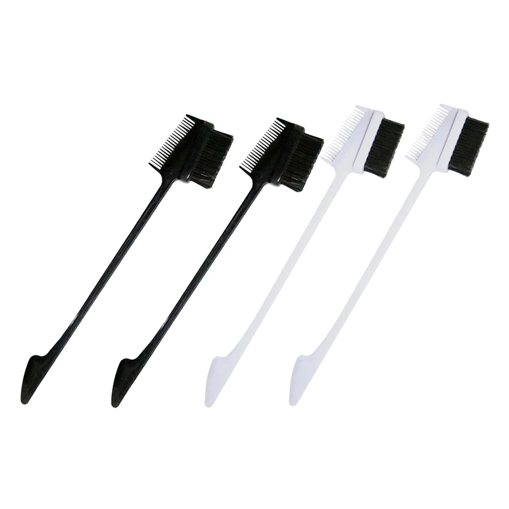 

2x Edge Control Brush Eyebrow Eyelash Hair Trimming Brushes Combs