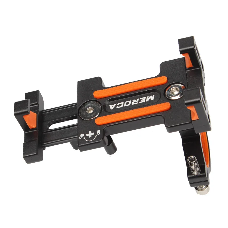 

MEROCA Bike Aluminum Alloy Mobile Phone Holder Bicycle Handlebar Shockproof Navigation Bracket