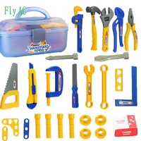 fly ac 27 piece tool box construction tool set pretend play construction accessories gift toy for children