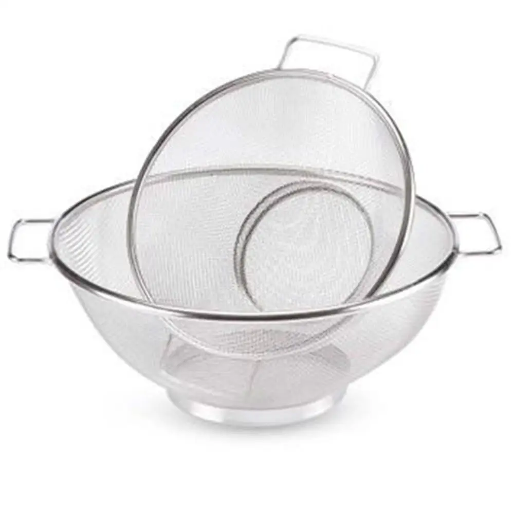 Нержавеющая сталь Кухня сливная корзина Серебряный Еда фильтр дуршлаги рис бобы