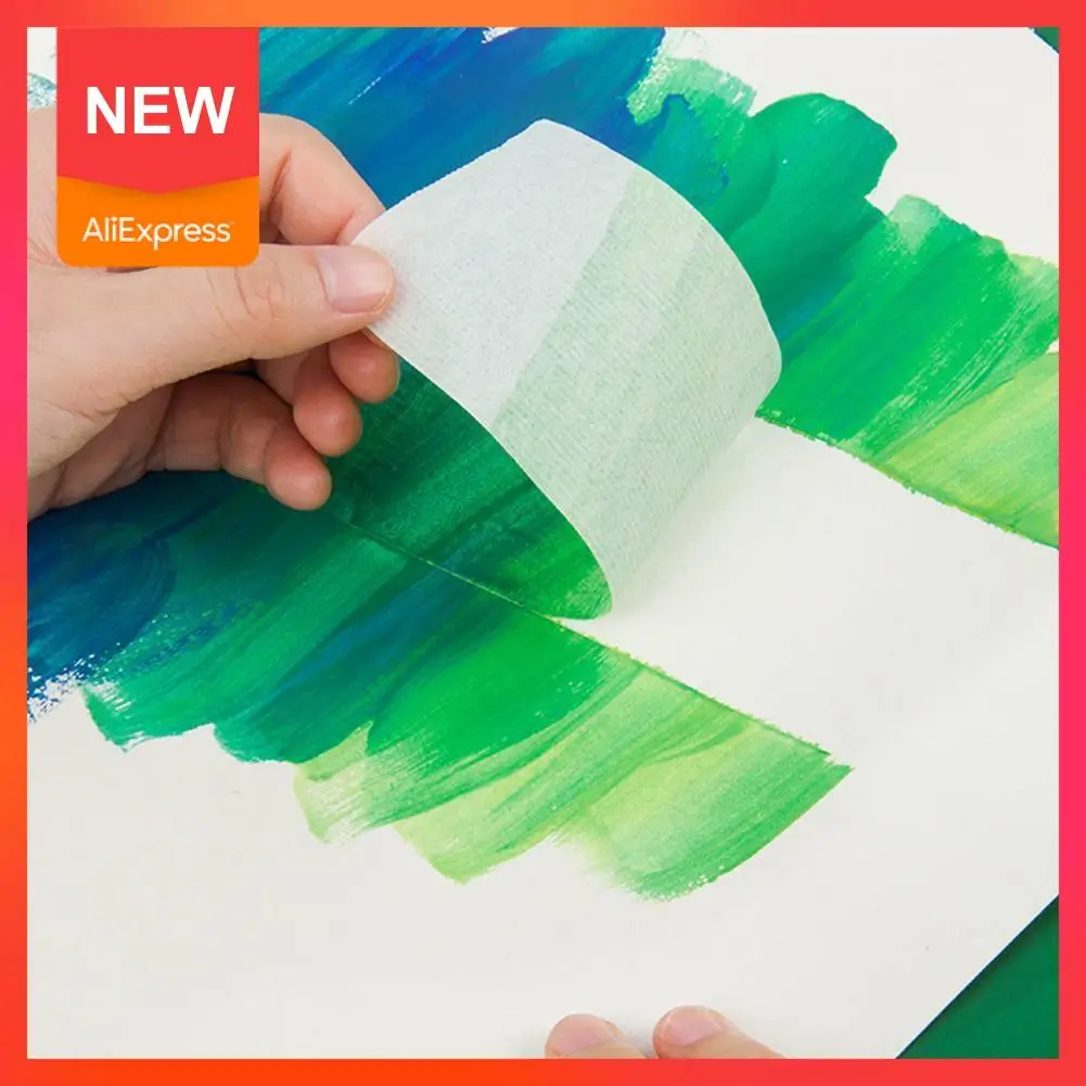 

Watercolor Masking Adhesive Tape Painting Textured Masking Sketch Paper Sketch For Artist Tool Supplies Glue Art Glue Cover D0C2
