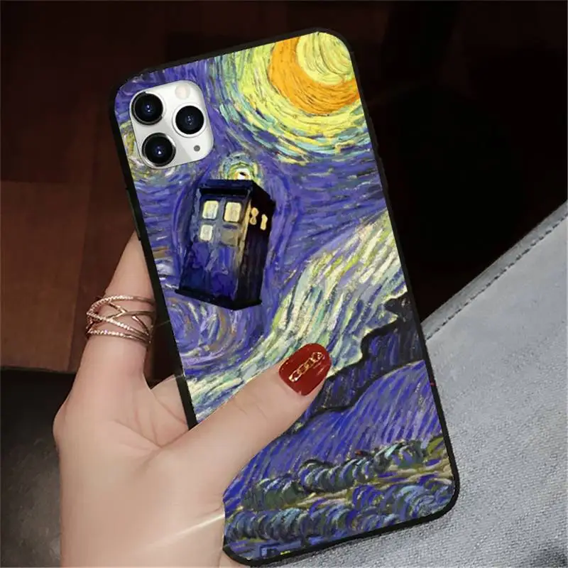 

Tardis Box Doctor Who DW Phone Case for iPhone 11 12 pro XS MAX 8 7 6 6S Plus X 5S SE 2020 XR Fashion protective shell