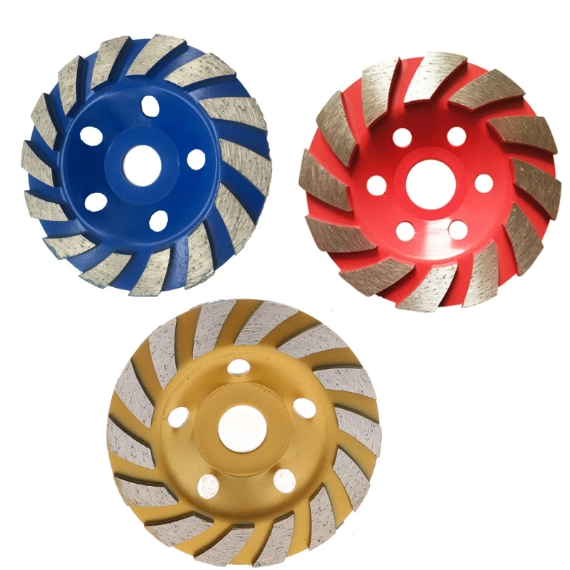 

125mm Diamond Grind Cup Segment Grinding Wheel Disc Marble Concrete Granite Stone for Angle Grinder Accessories