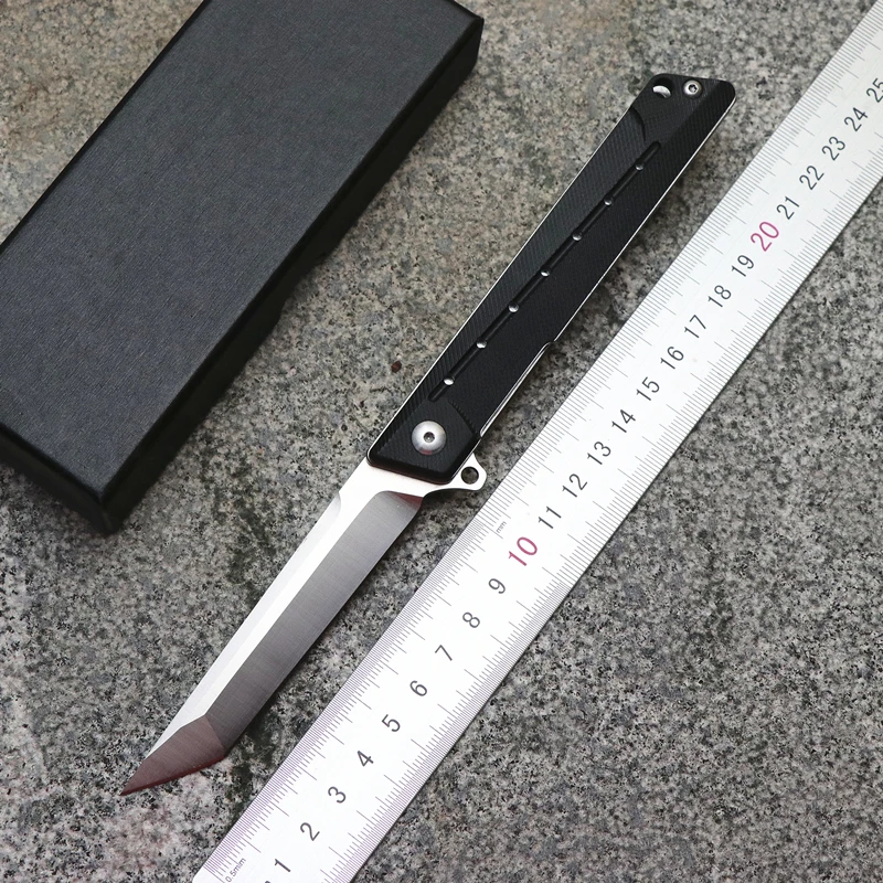 Самурайский складной нож с шариковым подшипником D2 лезвие G10 Ручка для кемпинга