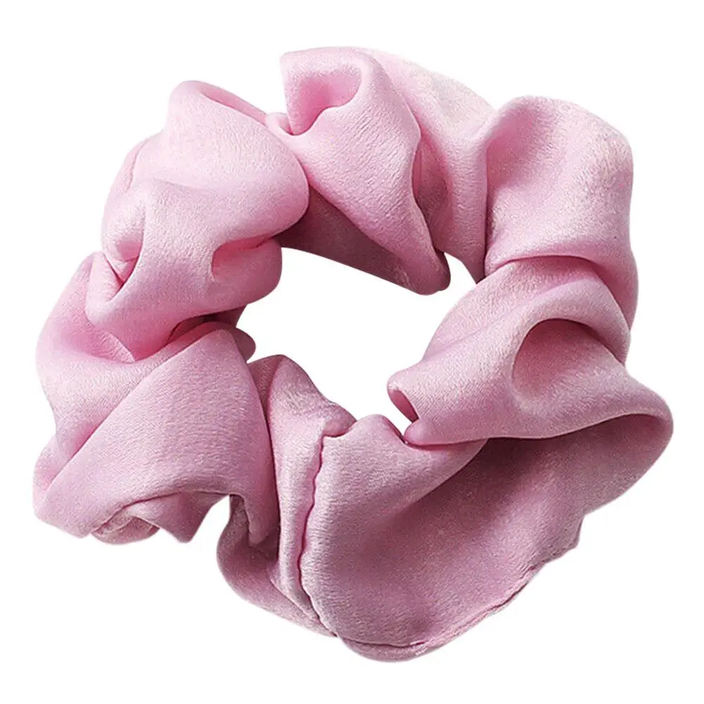 Женские кольца для волос атласная ткань резинки конский хвост держатель ободок