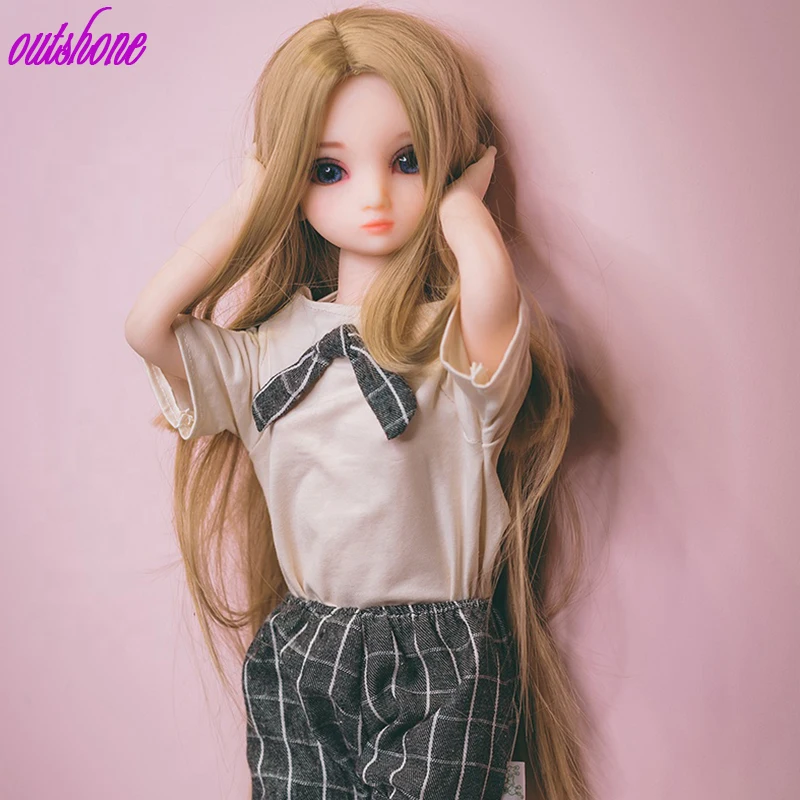 Бесплатная доставка 65 см мини настоящая кукла секс игрушка детская модель аниме