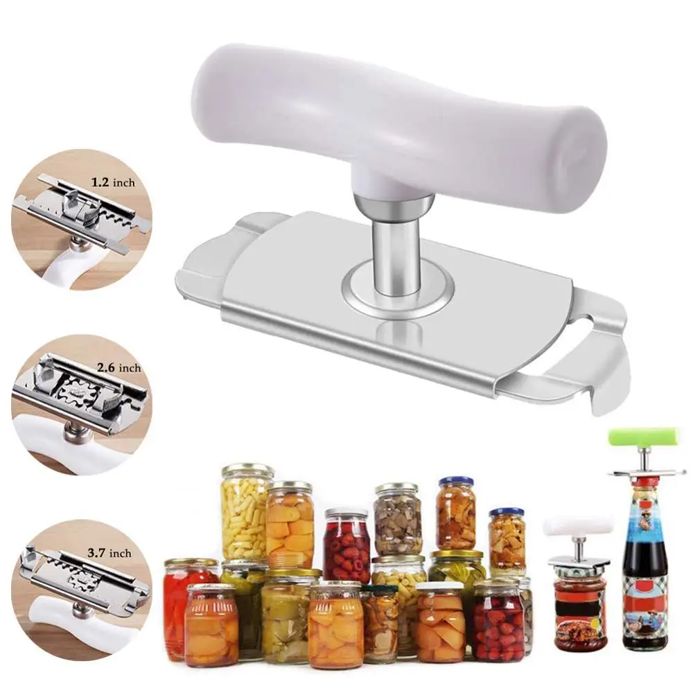 Lmetjma Открывалка Для Бутылок Из Нержавеющей Стали Регулируемая 1-4 Дюйма
