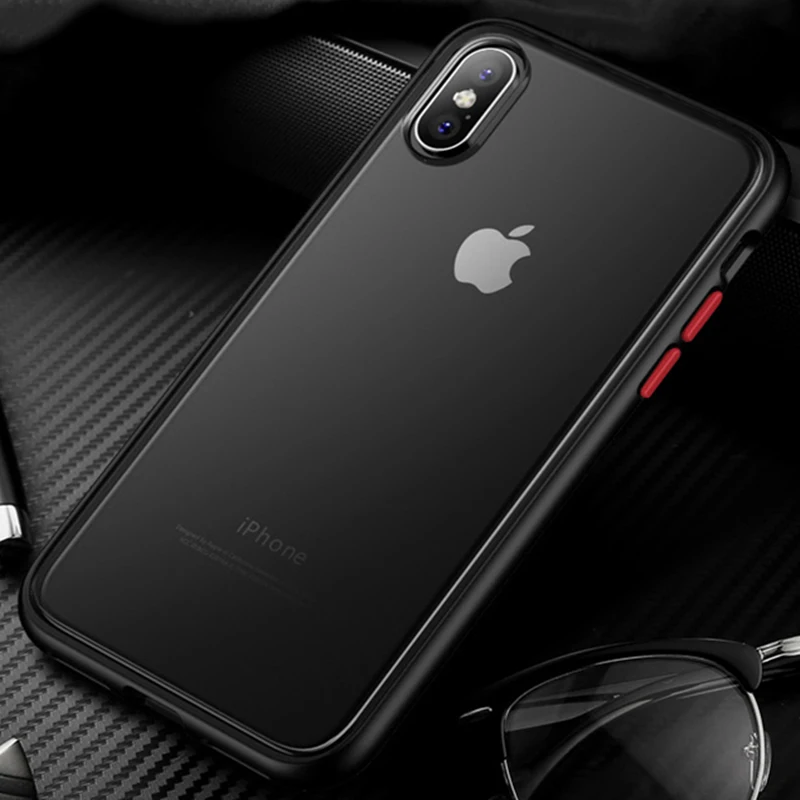 Противоударный матовый чехол для телефона Apple iPhone 12 Mini Pro Max 11 6s 7 8 Plus XS XR 12Pro