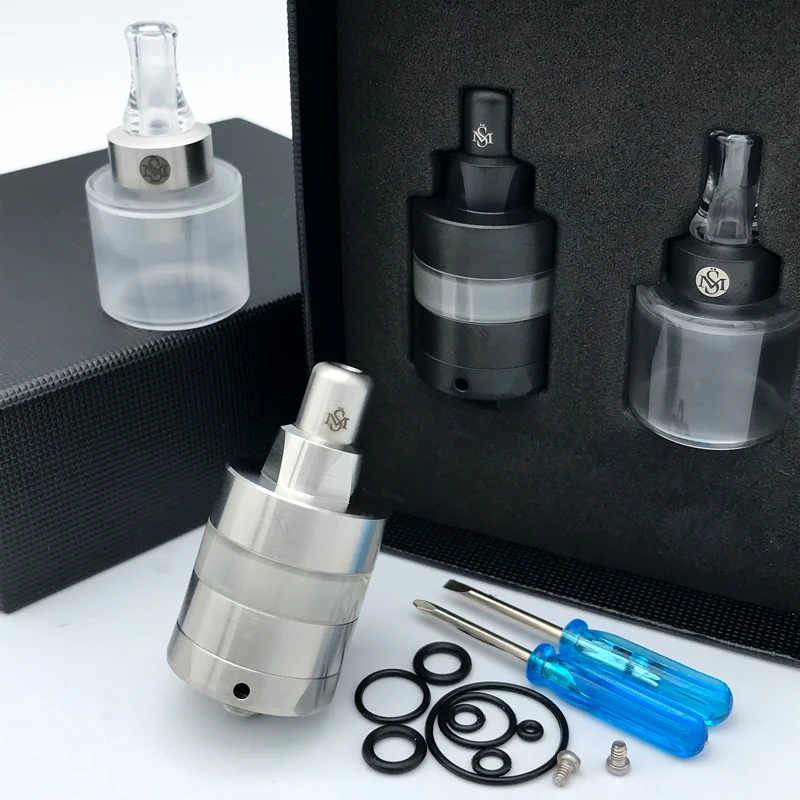 

Kayfun lite plus 2021 mtl rta atomizer 316ss 22mm/24mm Single Coil Rebuildable airflow intake adjustable Vape Tank RTA Atomizer