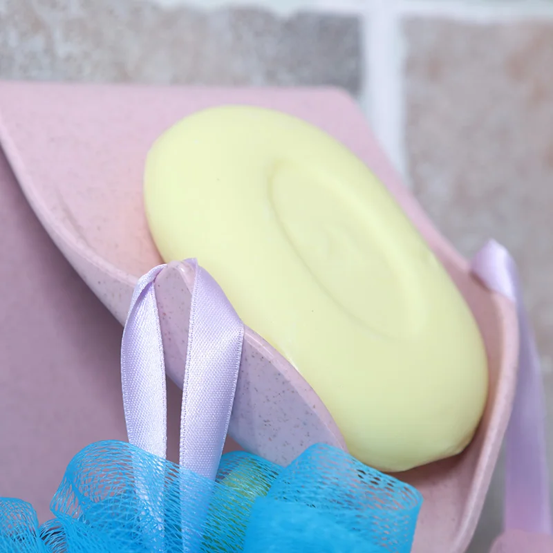 Держатель для мыла ванной комнаты душа мыльница тарелки коробка хранения с