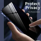 Для iphone 12 мини металлические магнитные закаленное стекло iphone X конфиденциальности Чехол для мобильного телефона для iphone 12 Pro Max iphone12 Pro магнит защитный чехол