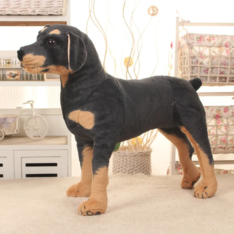 

Soft Black Stuffed Dog Plush Toys Children Birthday Simulation Animals Kawaii Gift Plush Toy Pet Christmas Toys Popular AA50MR