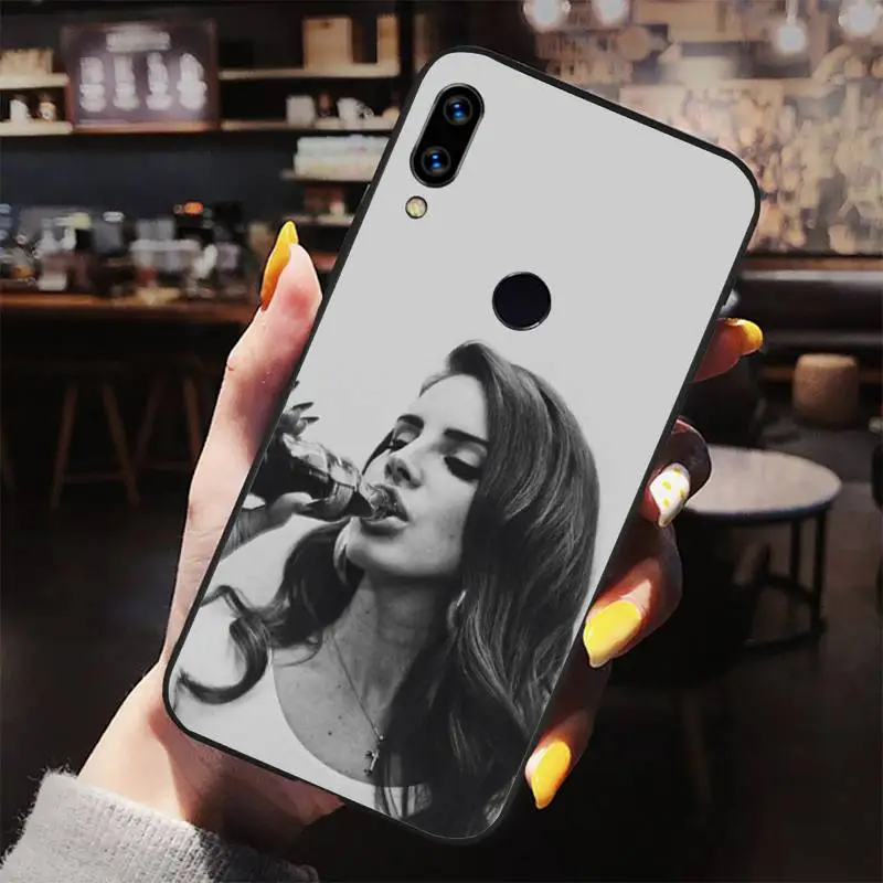 

Lana Del Rey America singer Phone Case For Xiaomi Redmi note 4 4X 8T 9 9s 10 K20 K30 cc9 9t pro lite max