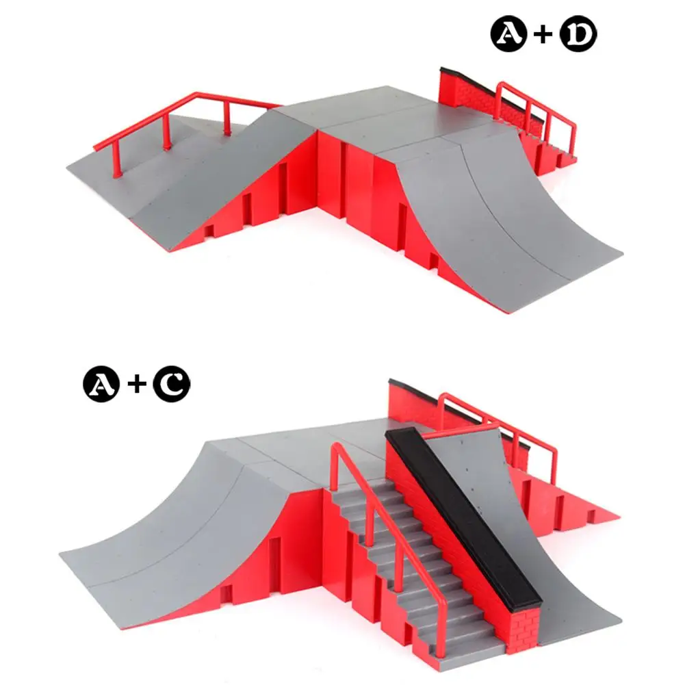 Finger Skateboarding Venue Детский костюм игрушки сплав кронштейн реквизит мини скутер