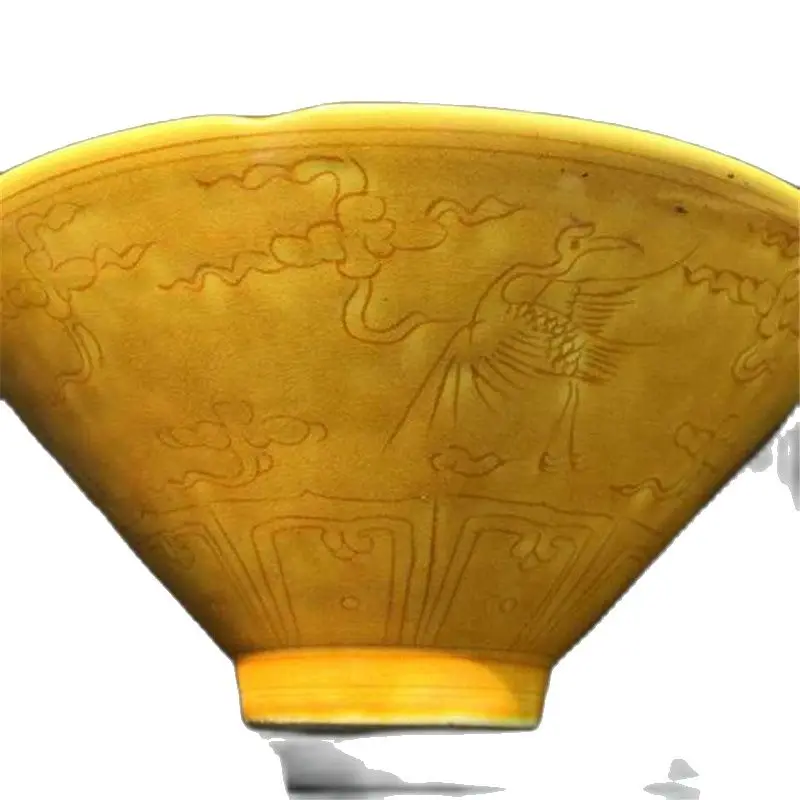 Бутиковый павильон сине-белая чаша с цветком лотоса античный фарфор подарок для