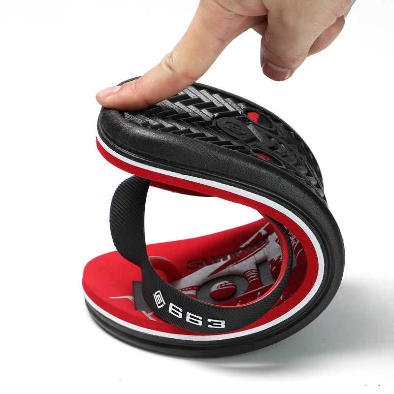High Quality Brand Hot Sale Flip Flops Men Summer Beach Slippers Men Fashion Concise Casual Men Slippers Summer Outdoor