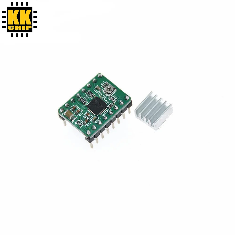 Детали для 3D-принтера KKCHIP шаговый драйвер Reprap A4988 модуль шагового двигателя с
