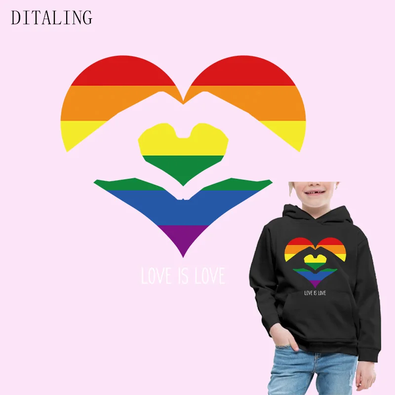 

Наклейка на одежду «Love Is Love»