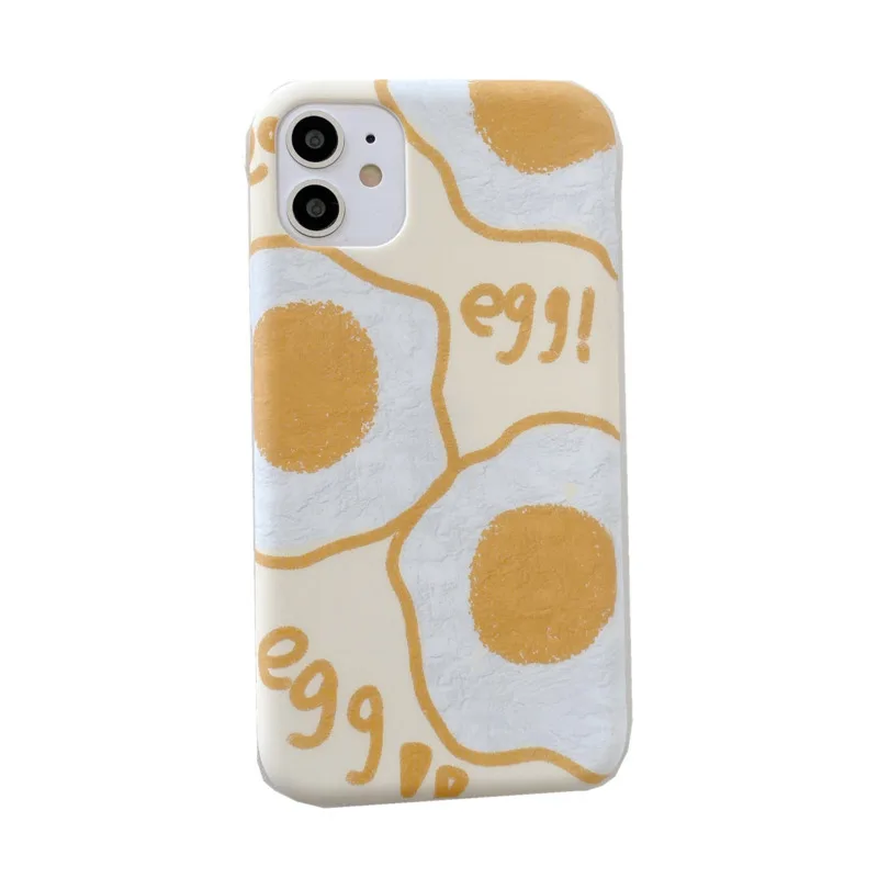 

Fresh egg flower silicone phone case for iPhone11 12Pro Max mini X XR XS XSMax 8 7 PluS anti-drop protective back cover