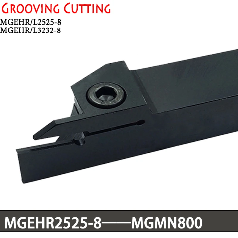 

Groove Holder MGEHR MGEHL MGEHR2525-8 MGEHR3232-8 Lathe Turning Tool Use MGMN800 Carbide Inserts CNC Lathe Cutter