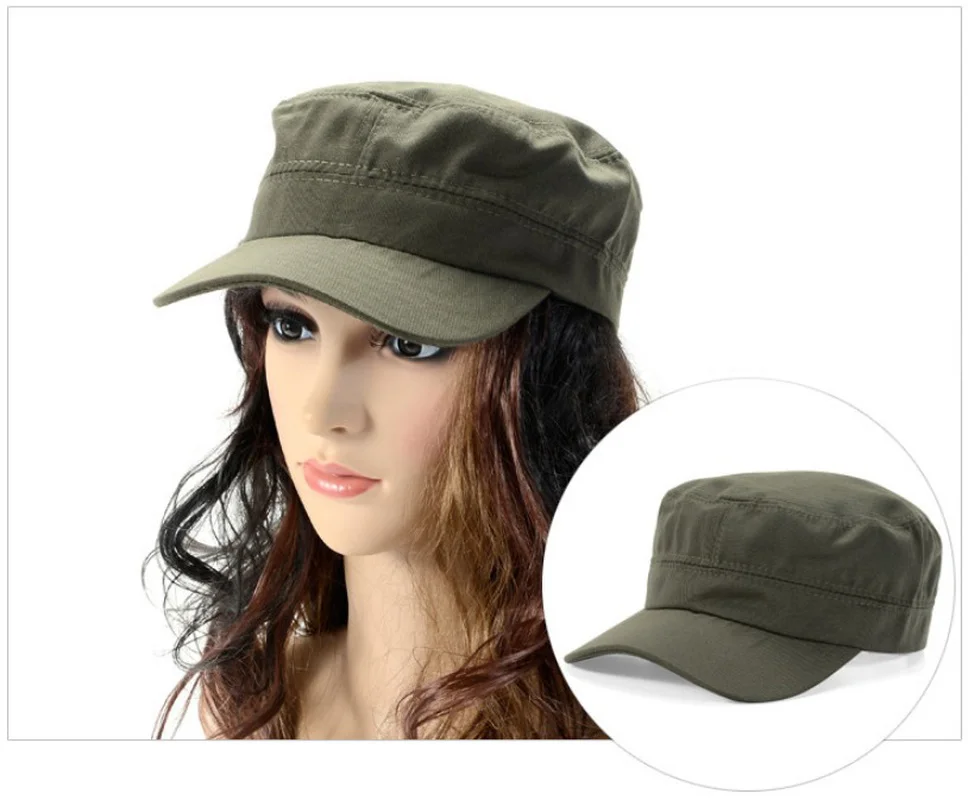 

Women Men Adjustable Cotton Plain Hat Summer VisorUnisex Solid Baseball Caps Classic Vintage Travel Sport Military Cadet Hat
