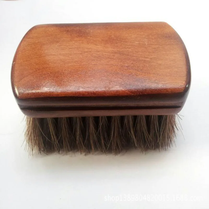 Щетка для обуви из твердой древесины конского волоса с мягкой щетиной|Щетки
