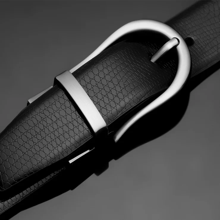 Для мужчин из натуральной кожаный ремень для платья реверсивный