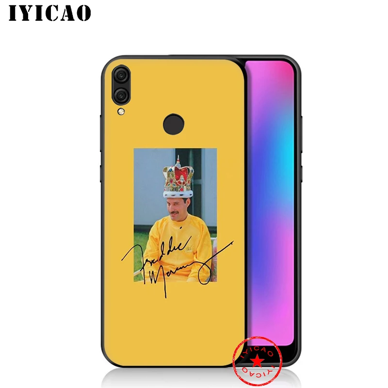 Queen Фредди Меркьюри мягкий чехол для huawei Honor 20 10 9X9 8C 8X8 7X 7C 7A 6A Nova 5i 4 3i 2 2i Lite рro вид