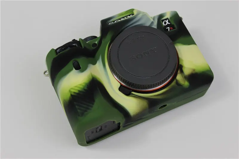 Силиконовая кожа брони чехол для камеры Защитная крышка для sony Alpha A7 II A7R II A7S II A7 III A7R III IV A7M2 A7M3 A7RM3 A7RM4
