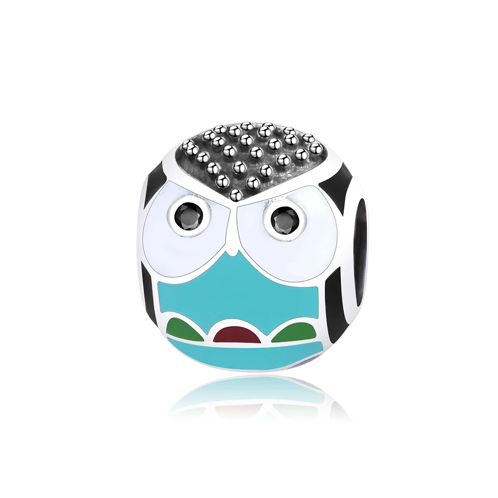 Высокое качество животное кошка сова эмаль Cartoo ювелирное изделие бусины из